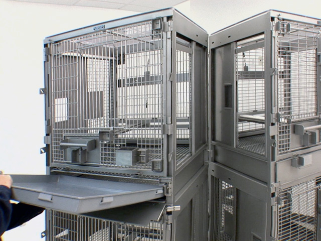 Modular Primate Cage Unit tray