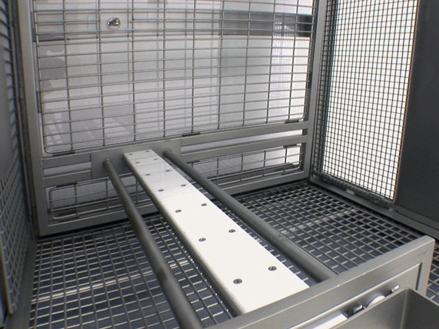 Modular Primate Cage Unit interior