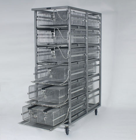 inhalation service cart