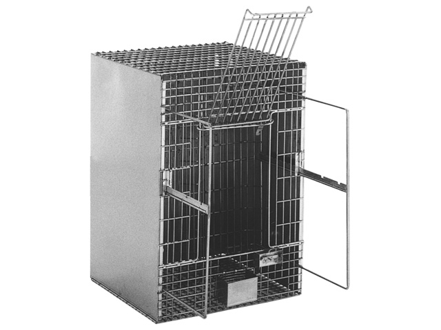 Modular Primate Cage Unit - open