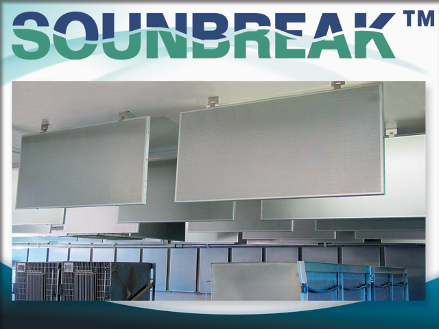 SounBreak panels in a lab