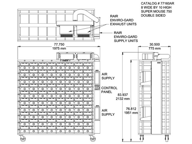 super mouse 750 double-sided rack schematic