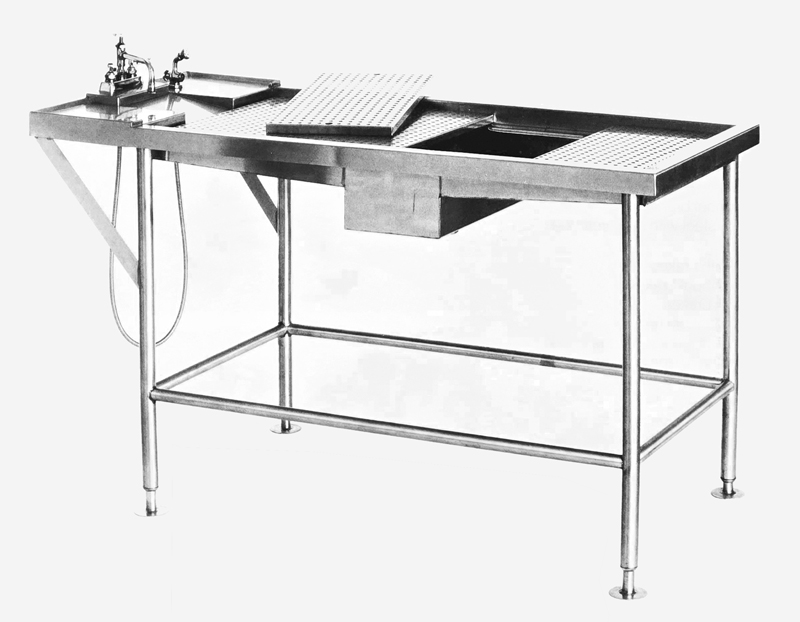 autopsy table