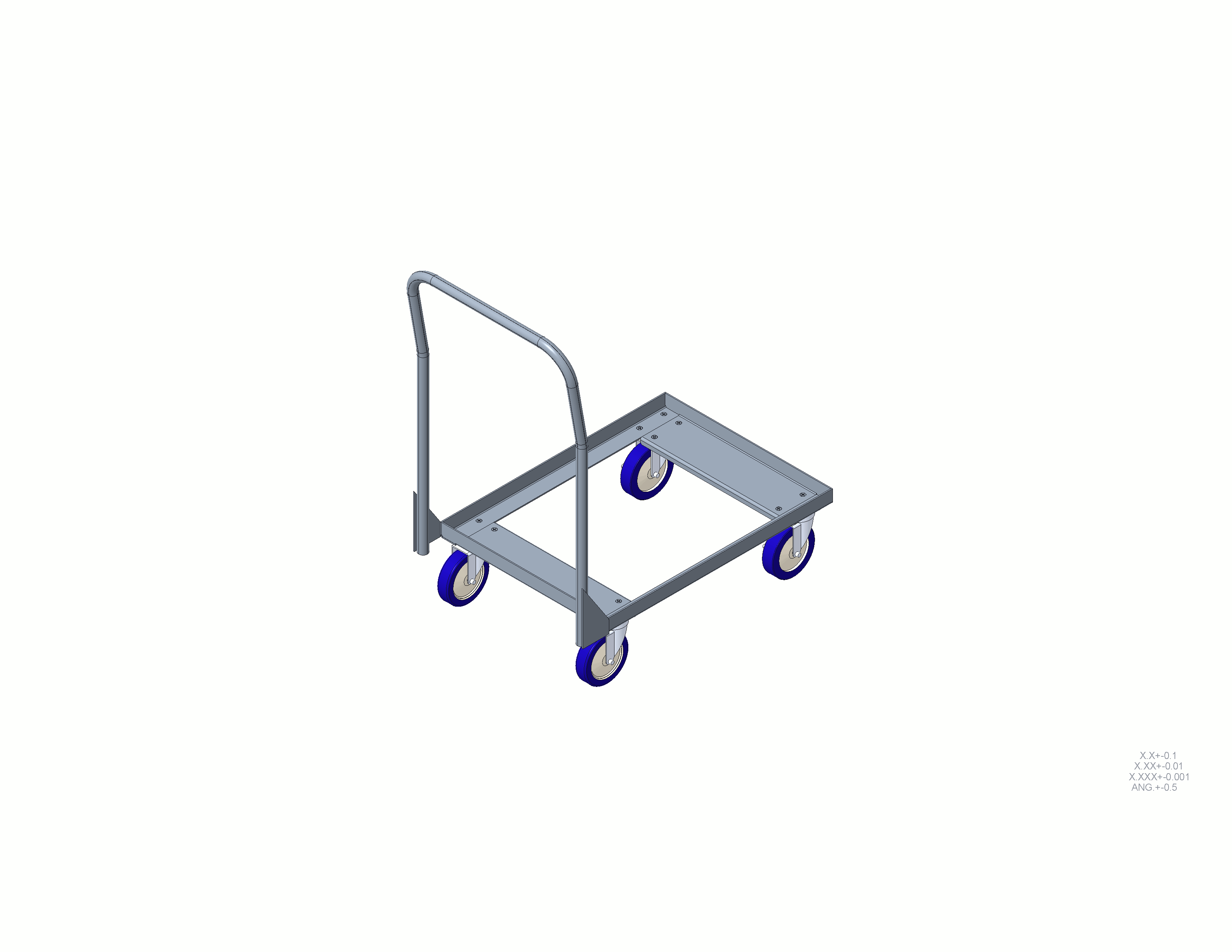 bottle basket cart drawing